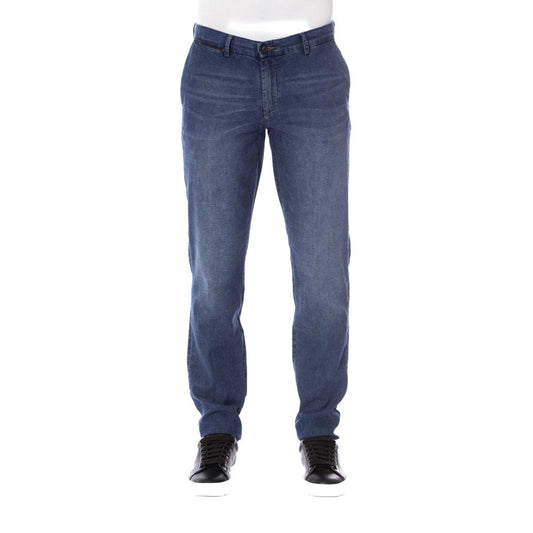 Trussardi Jeans Jeans Uomo Cotone Blu