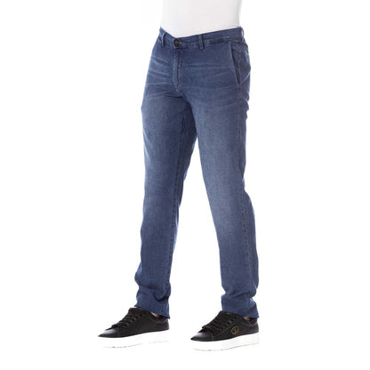 Trussardi Jeans Jeans Uomo Cotone Blu