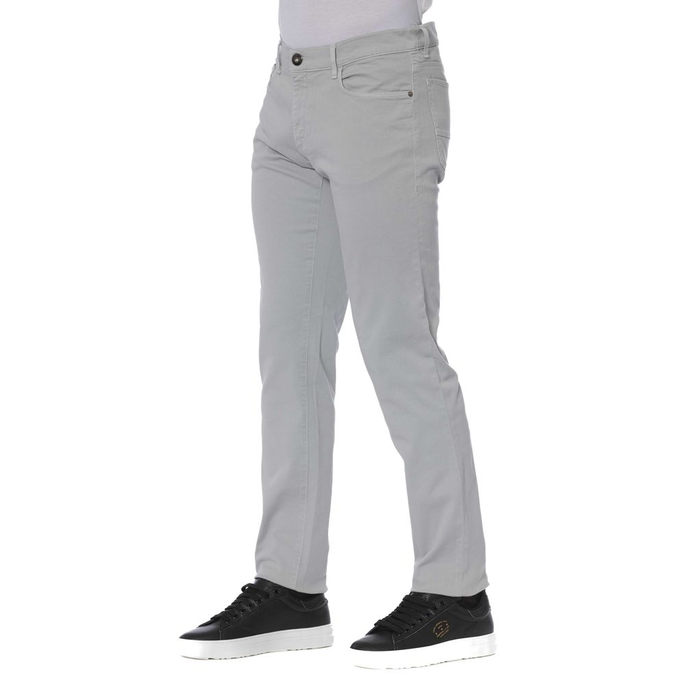 Trussardi Jeans Jeans Uomo Cotone Grigio