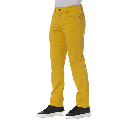 Trussardi Jeans Pantaloni Uomo Cotone Giallo