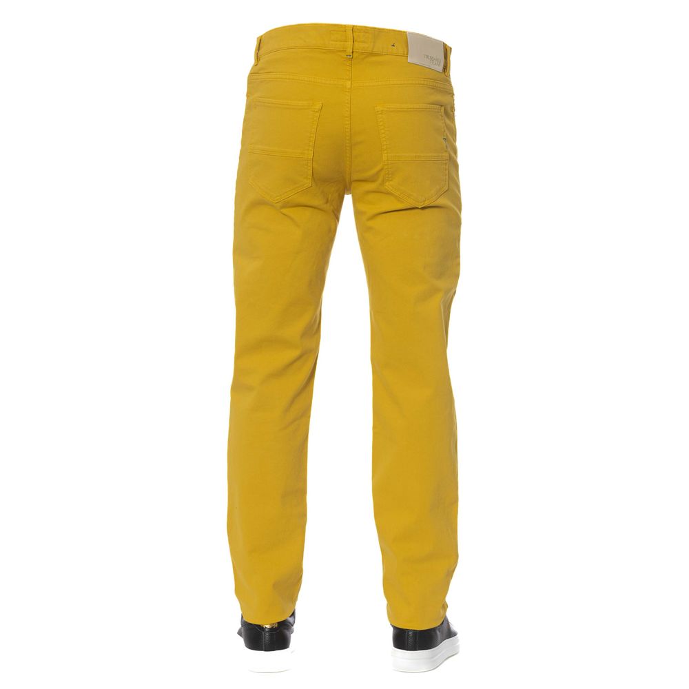 Trussardi Jeans Pantaloni Uomo Cotone Giallo