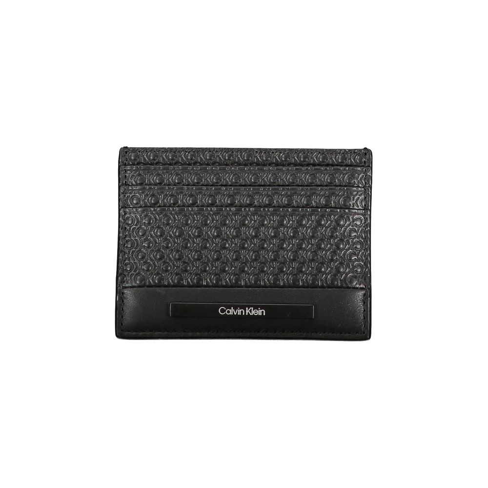 Calvin Klein Sleek Black Contrast Card Holder