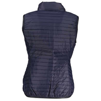 Gilet Napapijri Chic senza maniche con zip e dettagli a contrasto