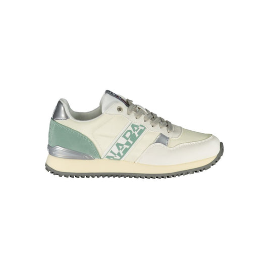 Sneakers sportive stringate bianche Napapijri Chic con dettaglio a contrasto