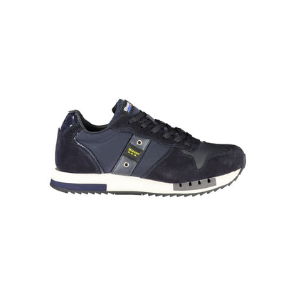 Scarpe da ginnastica sportive con lacci Blauer Contrast in blu