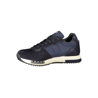 Scarpe da ginnastica sportive con lacci Blauer Contrast in blu