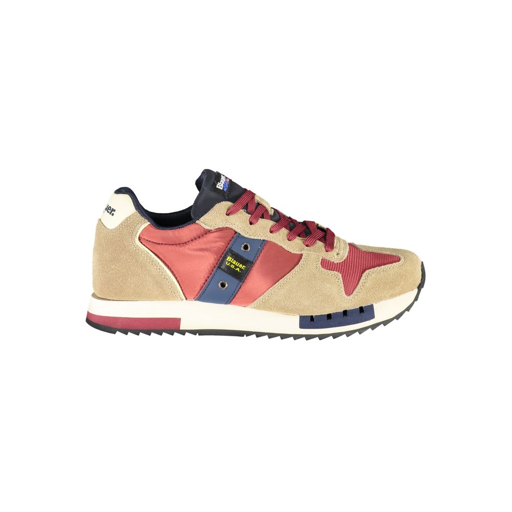 Sneaker sportive Blauer beige con accenti a contrasto