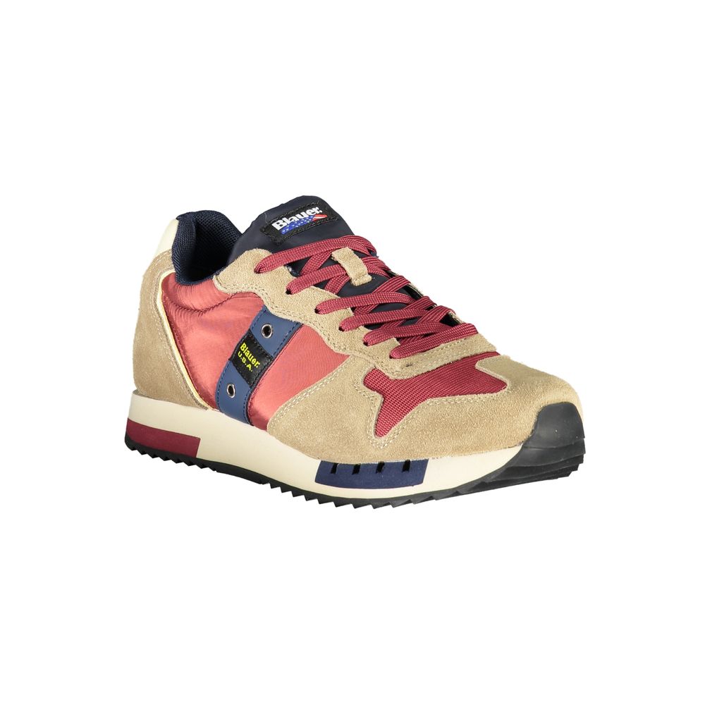 Sneaker sportive Blauer beige con accenti a contrasto