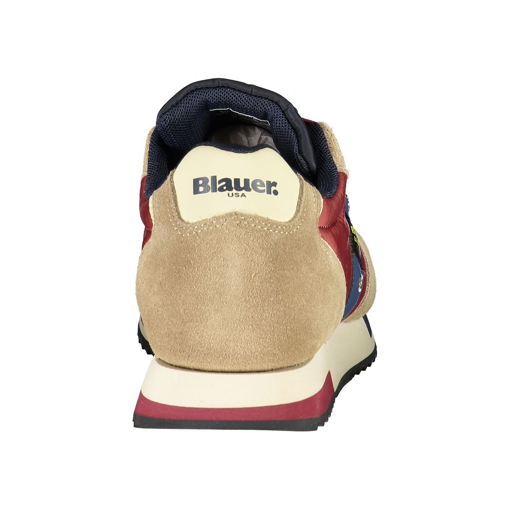 Sneaker sportive Blauer beige con accenti a contrasto