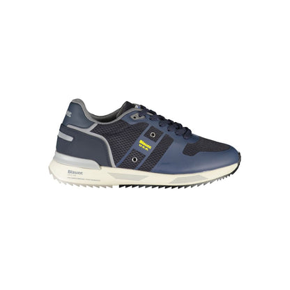 Sneakers Blauer Dapper Blu con dettagli a contrasto