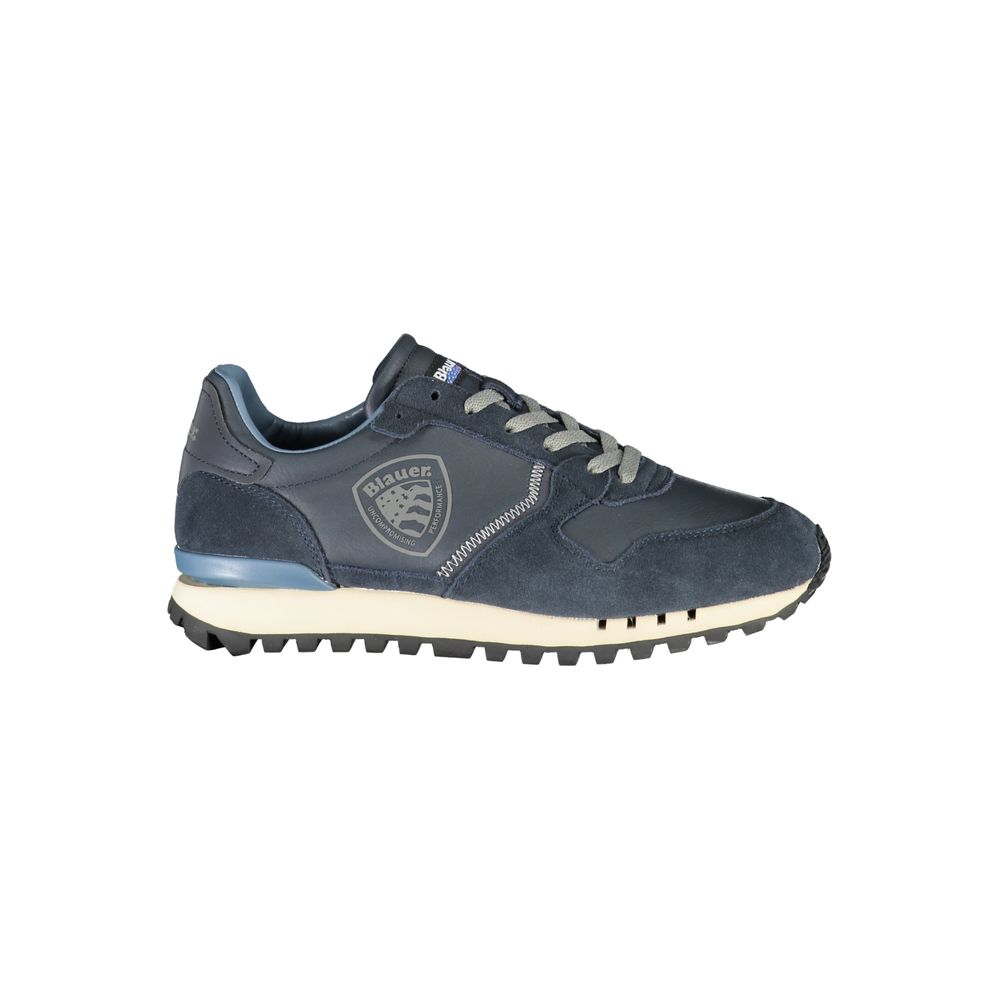 Sneakers sportive Blauer Sleek Blue con dettaglio allacciato a contrasto