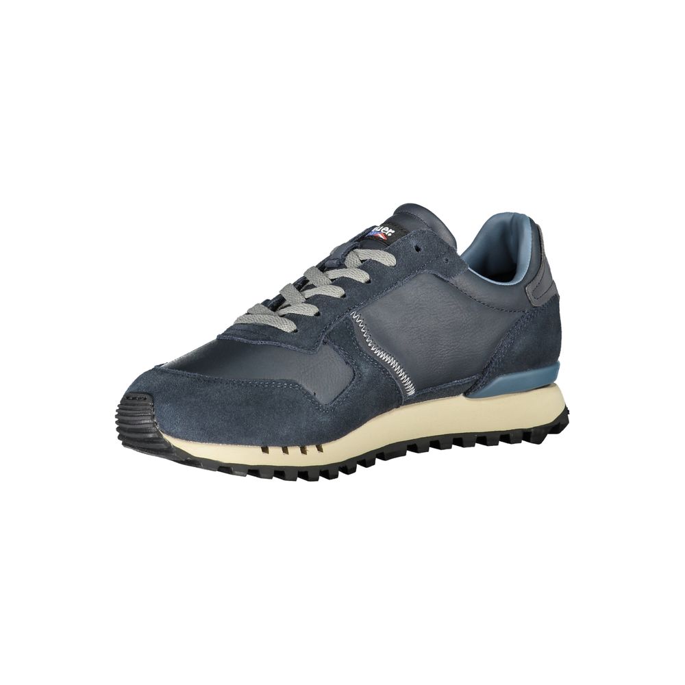 Sneakers sportive Blauer Sleek Blue con dettaglio allacciato a contrasto