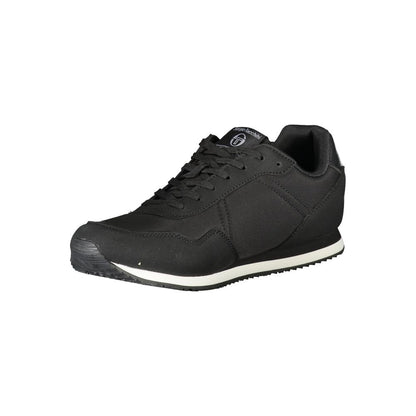 Sergio Tacchini Sneakers Eleganti Nere Ricamate con Lacci