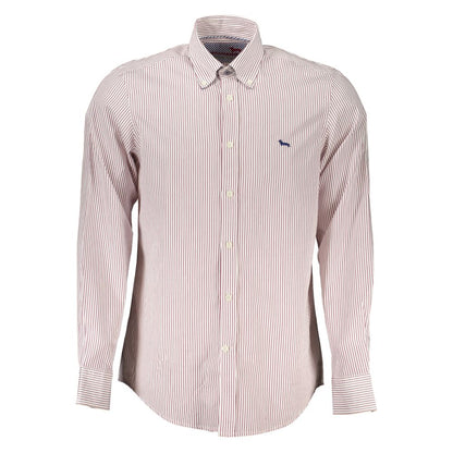 Camicia in cotone button-down a righe eleganti Harmont &amp; Blaine