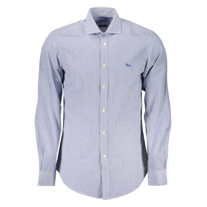 Harmont & Blaine Elegant Blue Organic Cotton Shirt