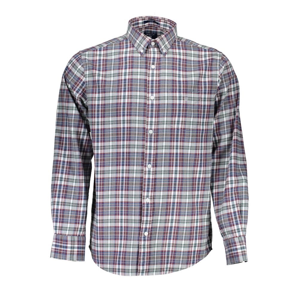 Gant Camicia button-down elegante in cotone blu