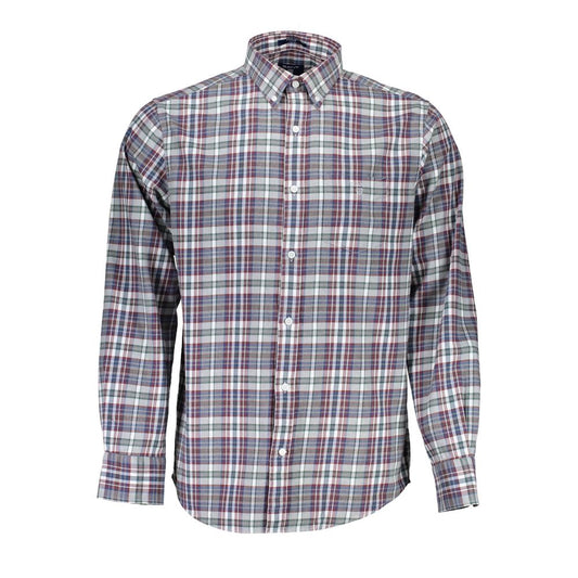 Gant Camicia button-down elegante in cotone blu