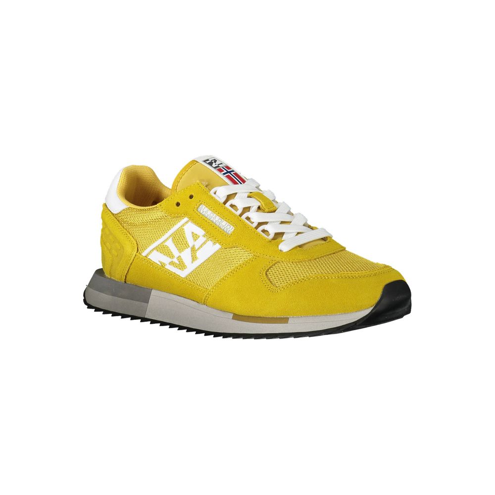 Sneakers Napapijri con lacci a contrasto giallo vivace