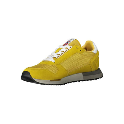 Sneakers Napapijri con lacci a contrasto giallo vivace