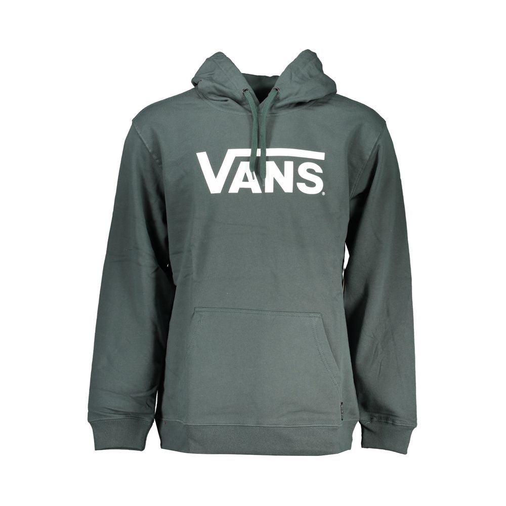 Зеленый флисовый свитшот с капюшоном Vans Cosy