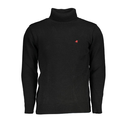 Maglione ricamato dolcevita elegante Grand Polo degli Stati Uniti