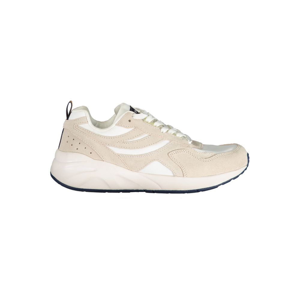 Sneakers K-WAY Beige con lacci e dettagli a contrasto