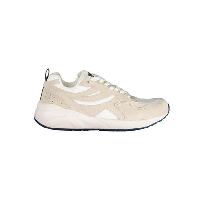 Sneakers K-WAY Beige con lacci e dettagli a contrasto