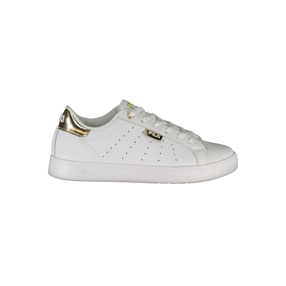 Sneakers Fila Luxe stringate con accenti dorati