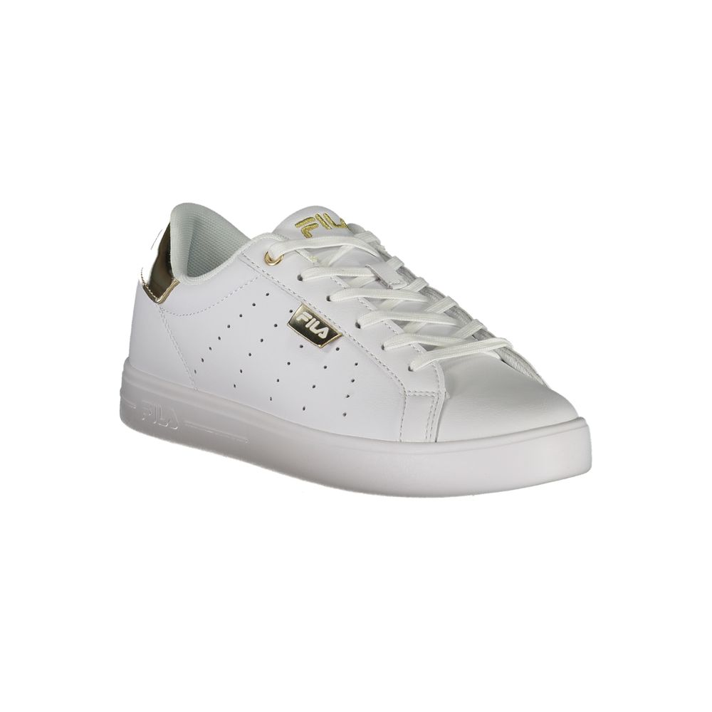 Sneakers Fila Luxe stringate con accenti dorati