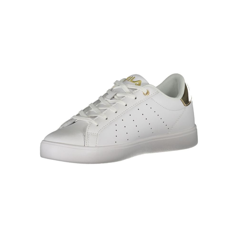 Sneakers Fila Luxe stringate con accenti dorati