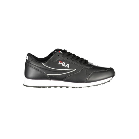 Sneakers sportive Fila Sleek nere con dettagli a contrasto