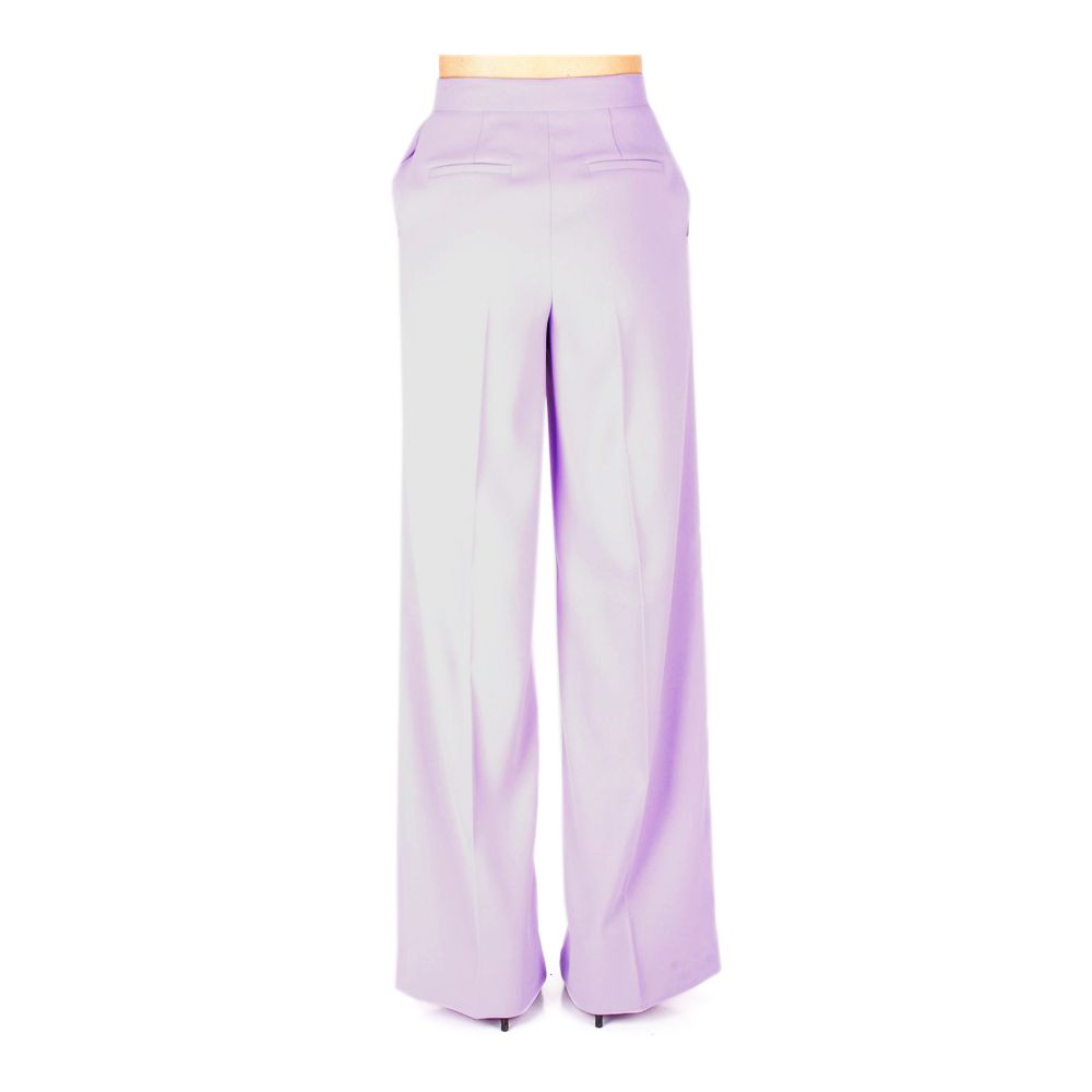 PINKO Pantaloni Eleganti a Vita Alta in Crepe