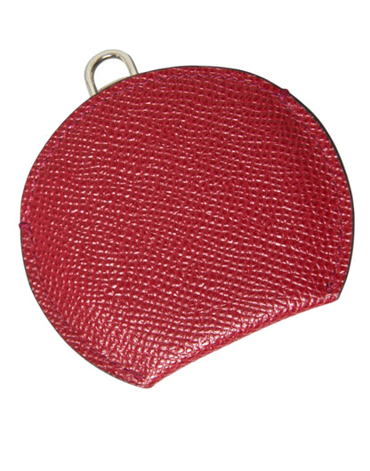 Dolce & Gabbana Elegant Red Leather Mirror Holder