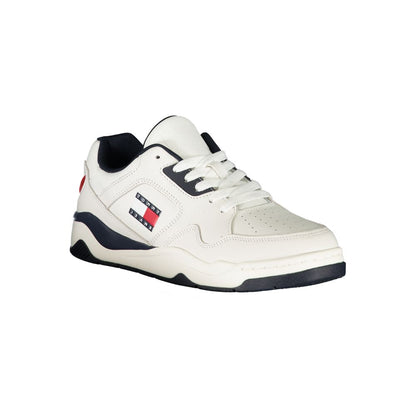 Tommy Hilfiger White Polyester Sneaker