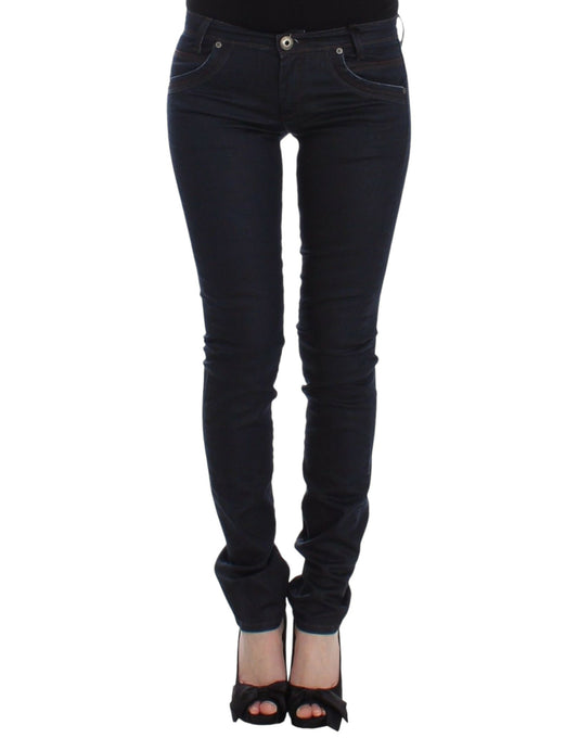 Ermanno Scervino Jeans slim blu scuro chic per uno stile elegante