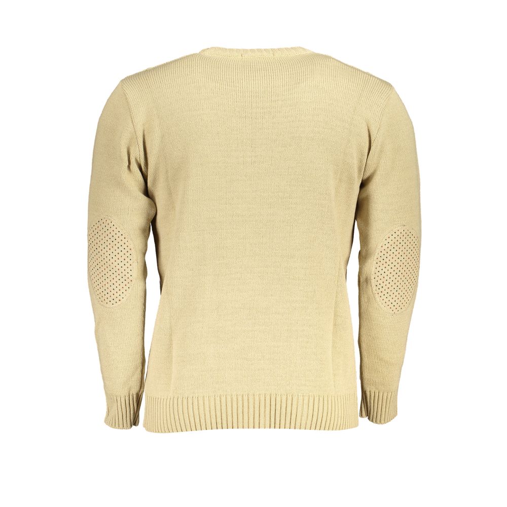 Maglione in tessuto beige Grand Polo degli Stati Uniti