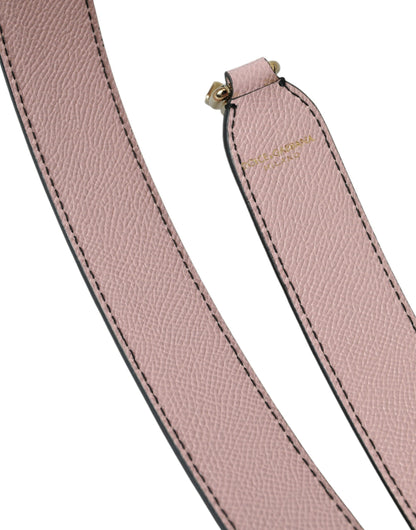 Dolce &amp; Gabbana Borsa a tracolla in pelle rosa con accessorio