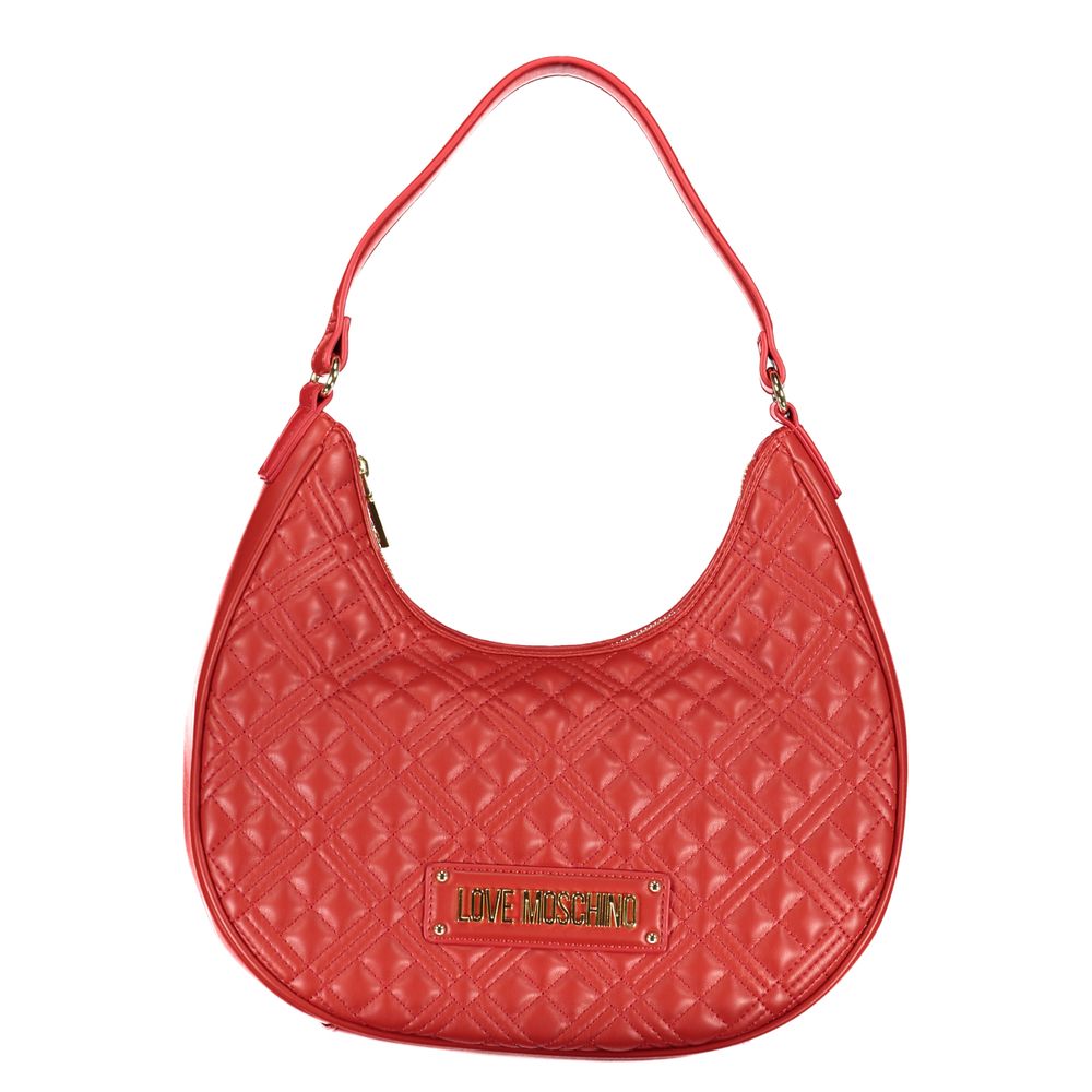 Borsa Love Moschino in polietilene rossa