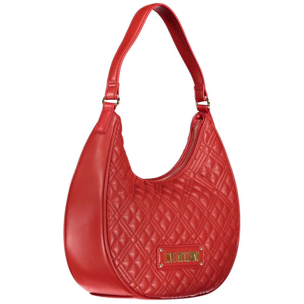 Borsa Love Moschino in polietilene rossa