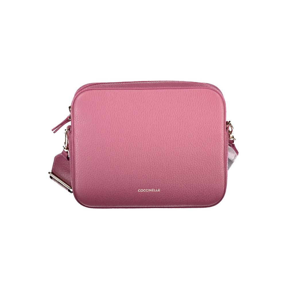 Borsa a mano Coccinelle in pelle rosa