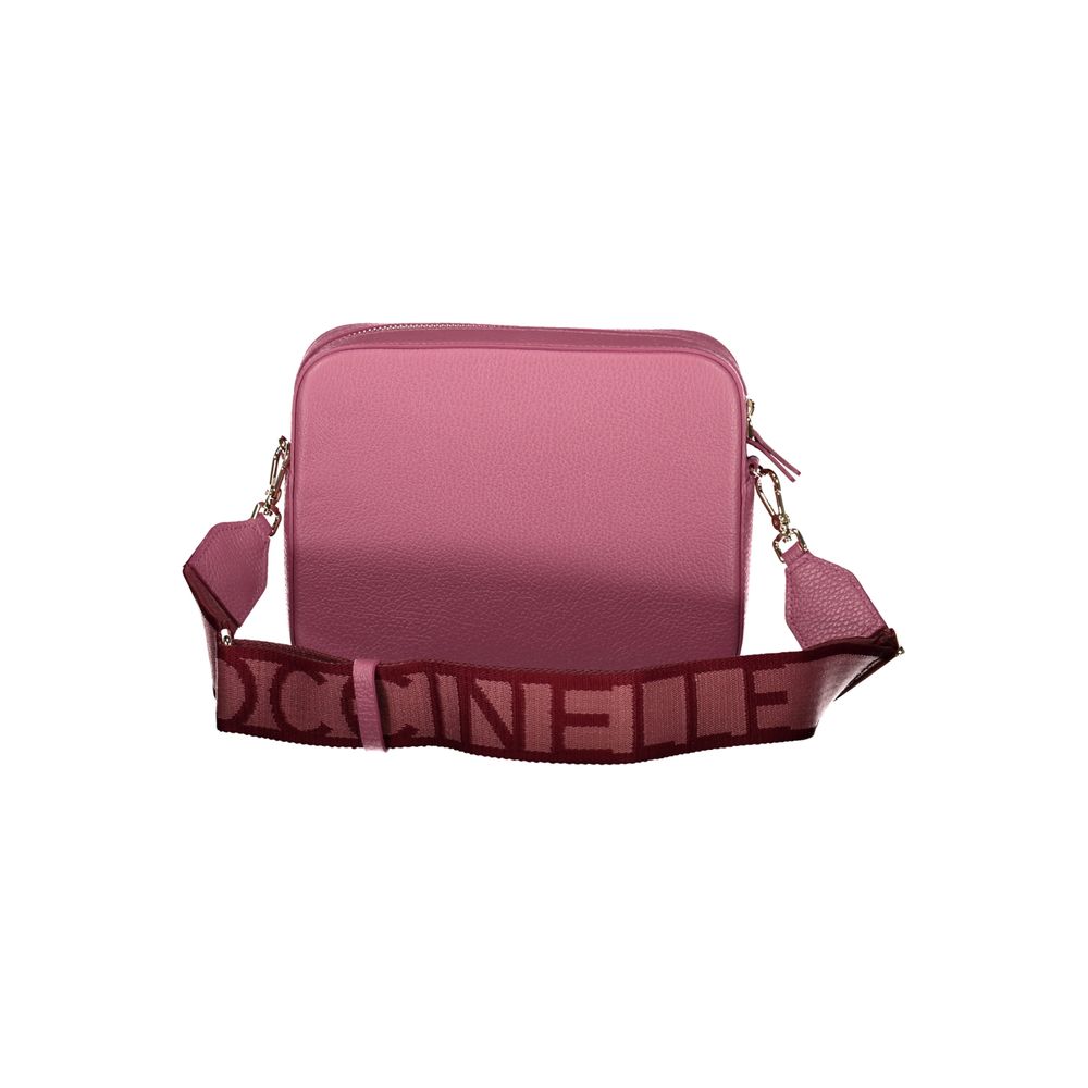 Borsa a mano Coccinelle in pelle rosa