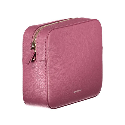 Borsa a mano Coccinelle in pelle rosa