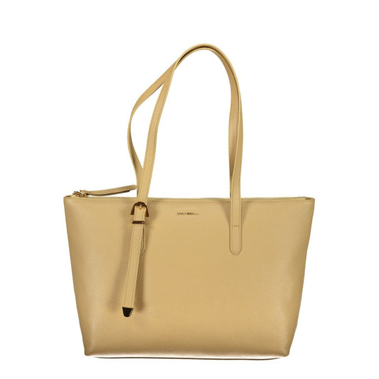 Borsa a mano Coccinelle in pelle beige