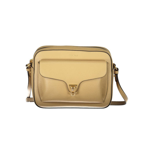 Borsa a mano Coccinelle in pelle beige