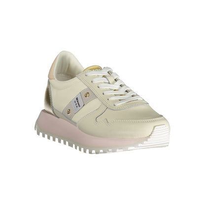 Sneaker Blauer in poliestere beige