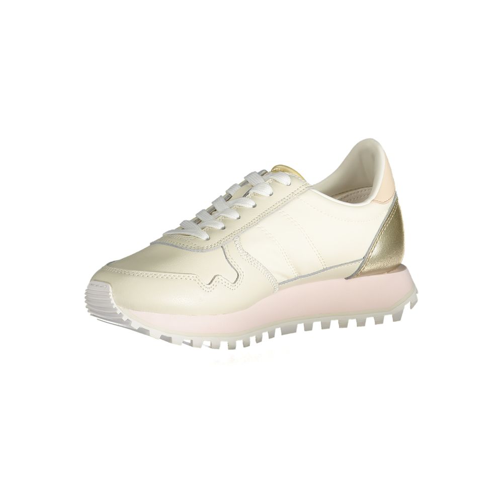 Sneaker Blauer in poliestere beige