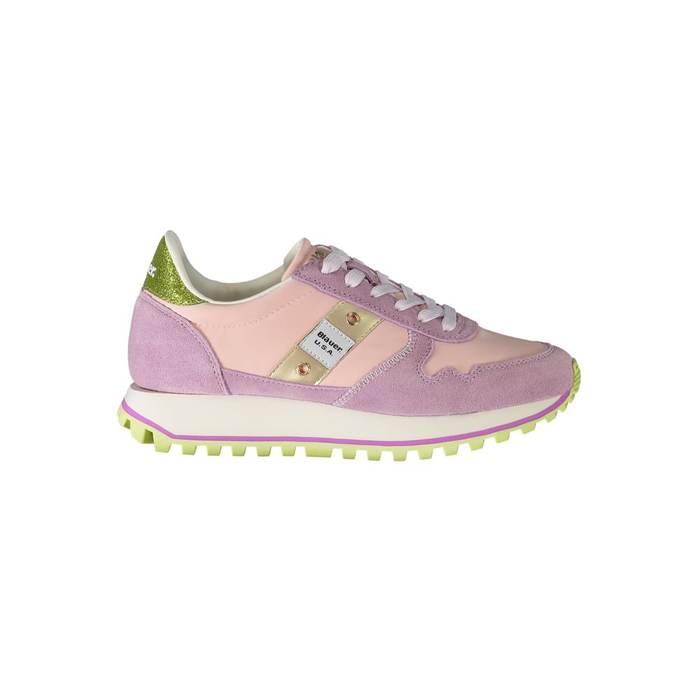 Sneaker Blauer in poliestere rosa