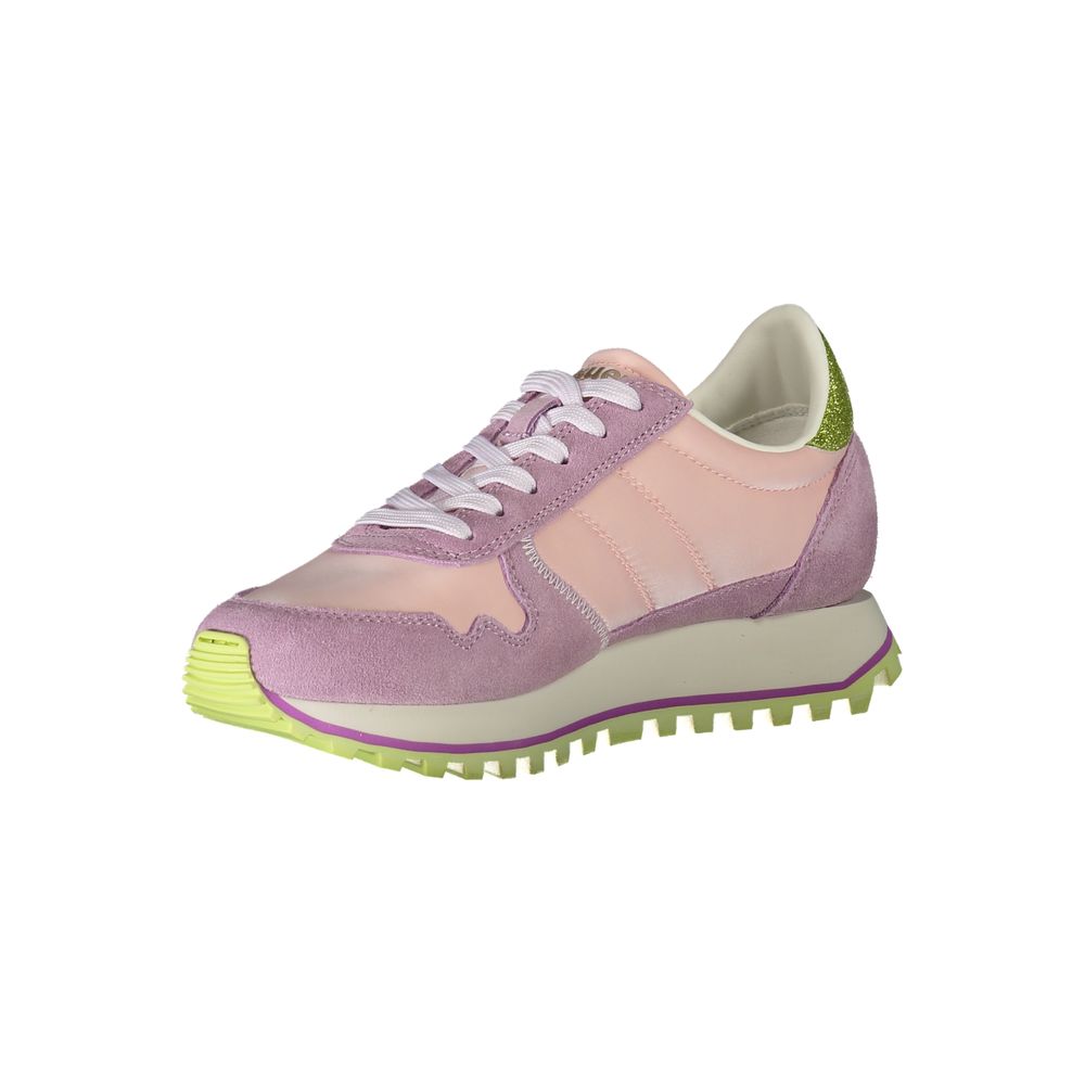 Sneaker Blauer in poliestere rosa