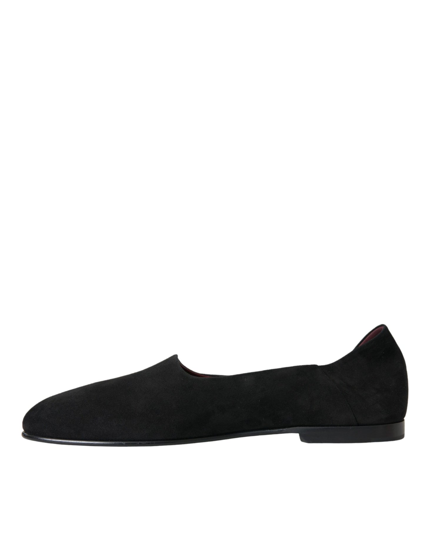 Dolce &amp; Gabbana Mocassini in pelle scamosciata neri Abito formale Slip On Shoes