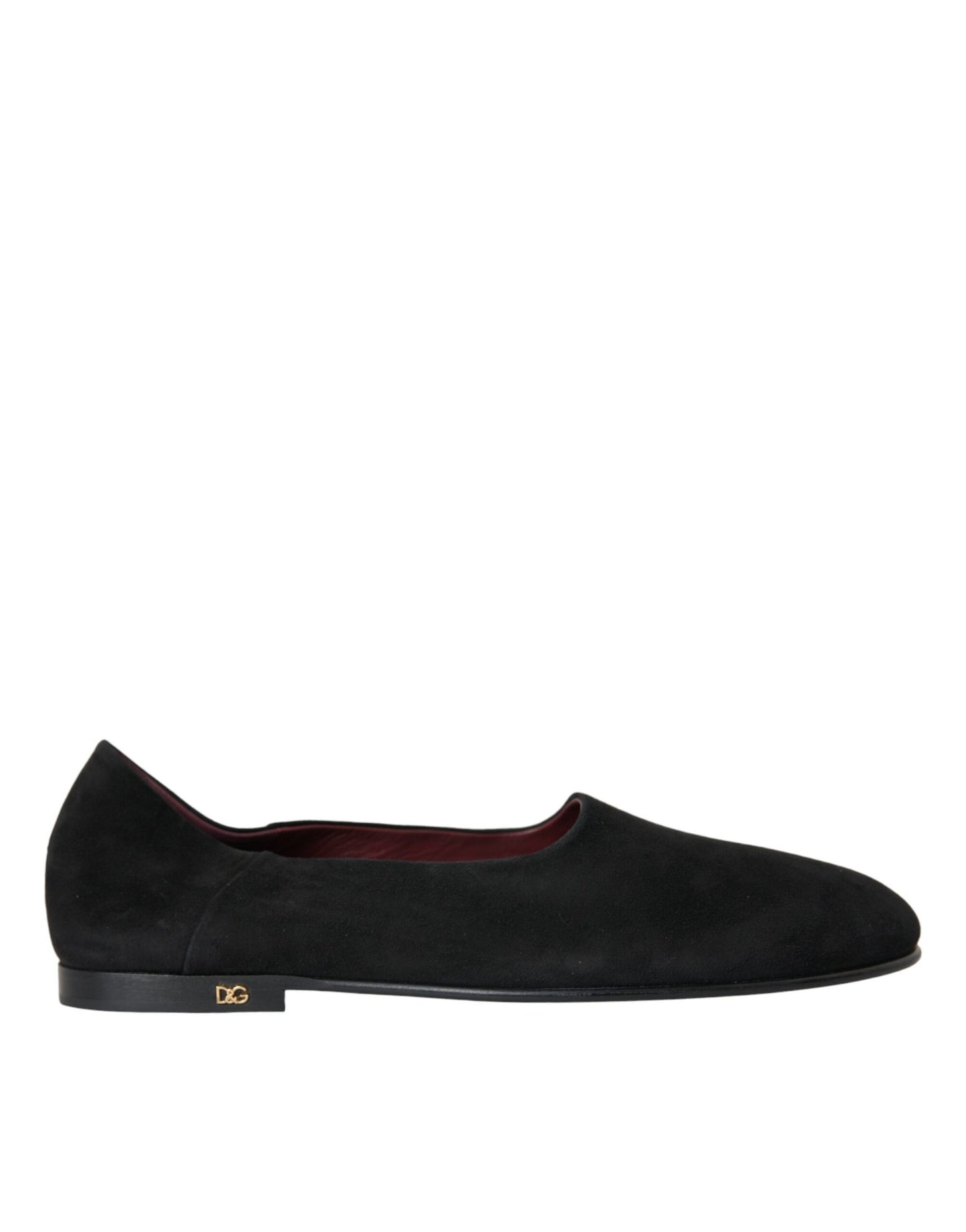 Dolce &amp; Gabbana Mocassini in pelle scamosciata neri Abito formale Slip On Shoes